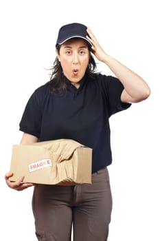 Delivering a damaged package