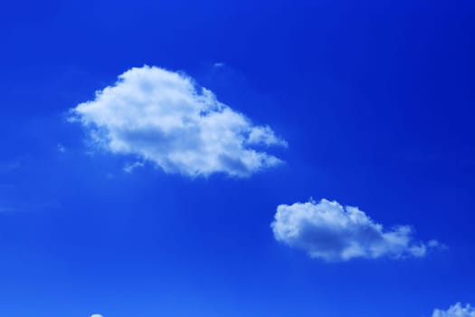Blue sky with clouds