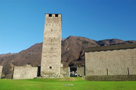 Medieval castle Castelgrande, Bellinzona