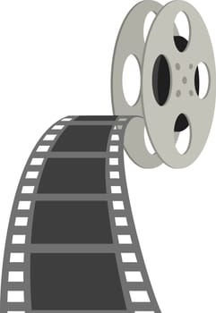 Illustration of cinema projector