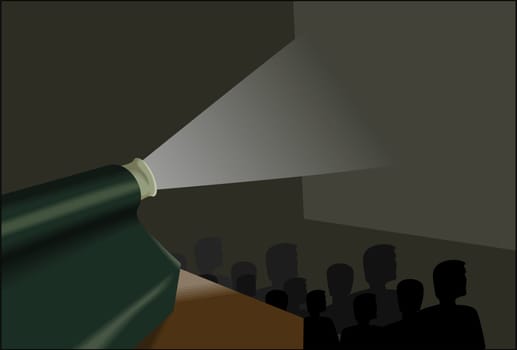 Light and people