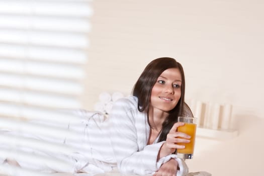 Spa - Young female client at wellness massage
