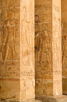 At the Temple of Abydos in Egypt