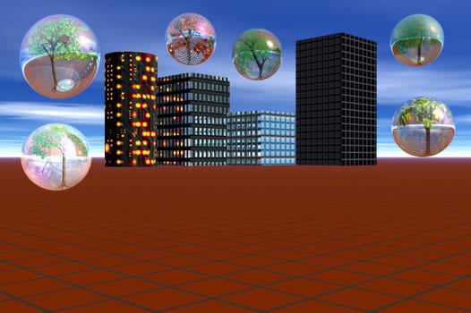 High-rise buildings