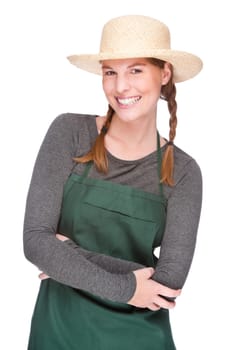 Gardener with a watering can