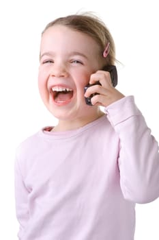 Child with phone