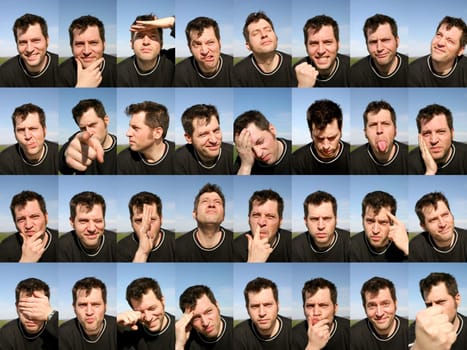 Assembly - 32 different Facial expressions