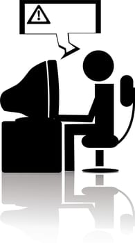Illustration of failure icon