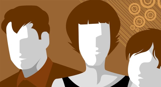 Illustration of family