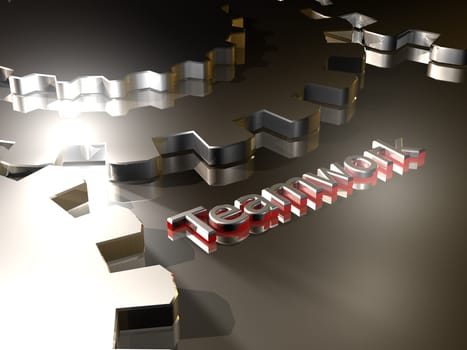 Teamwork - Gear - 3D