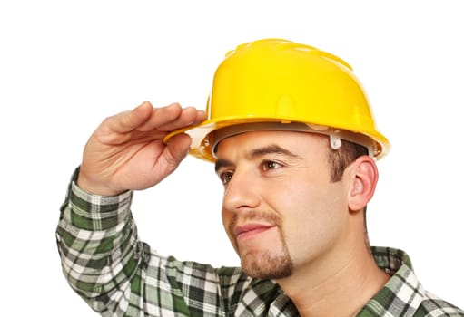 worker looking forward