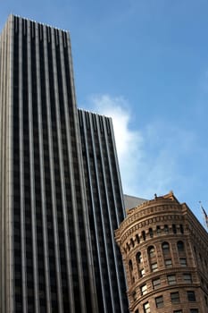 High-rise buildings in the Financial District