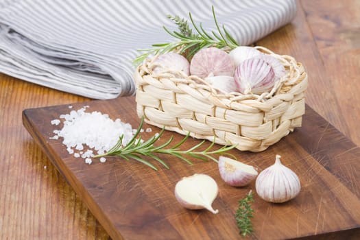 Garlic and salt