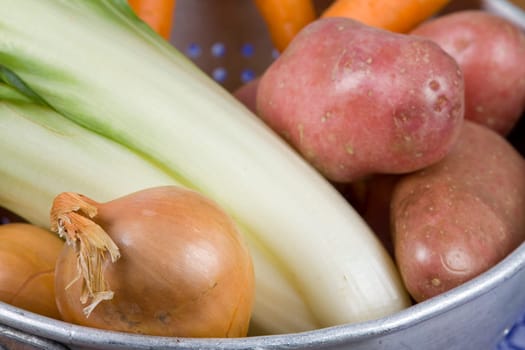 Onions and potatoes