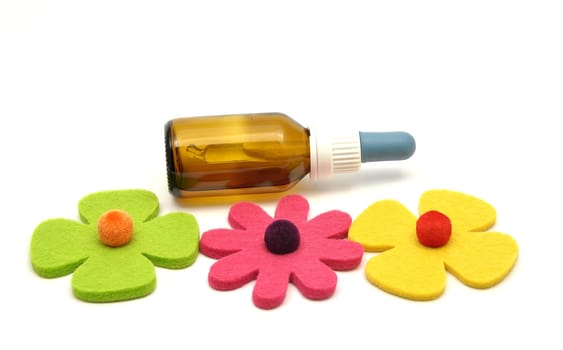 Bach Flowers with Felt Decoration