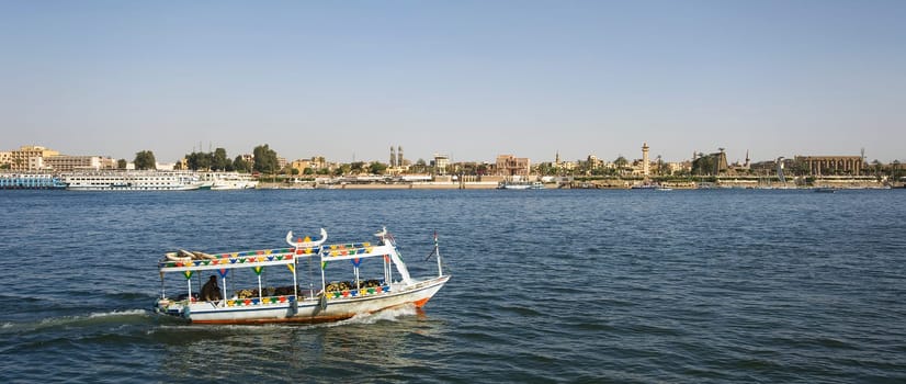 On the Nile near Luxor in Egypt
