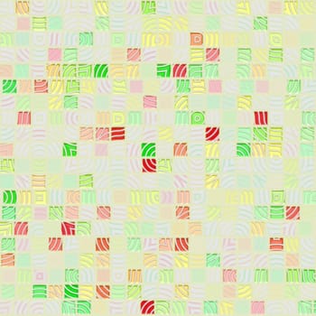 shiny 3d tile pattern