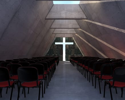 modern church building