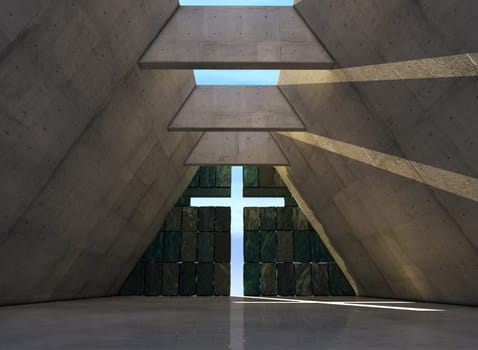 modern church building