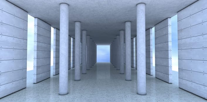 modern concrete architecture