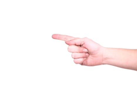 Hand-pointing