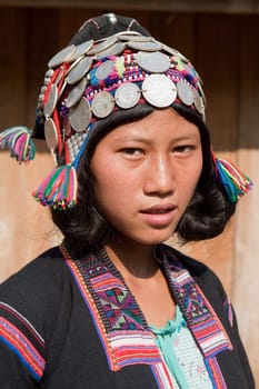 Portrait of Silo ethnic group in Laos