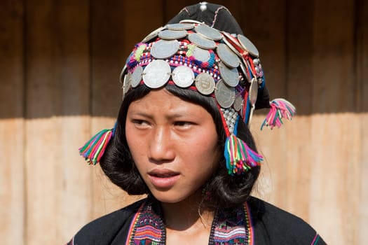 Portrait of Silo ethnic group in Laos