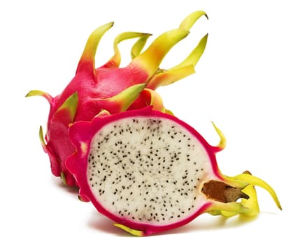 Exotic Thai Fruit. Dragon fruit - Geow Mangon.