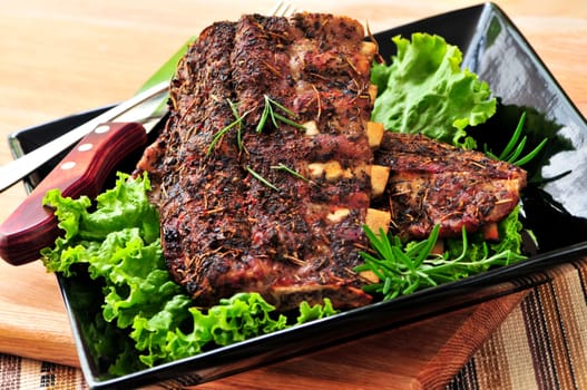 Spare rib dinner