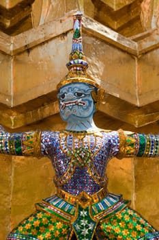 buddhist figure mosaic in Bangkok