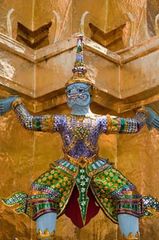 buddhist figure mosaic in Bangkok