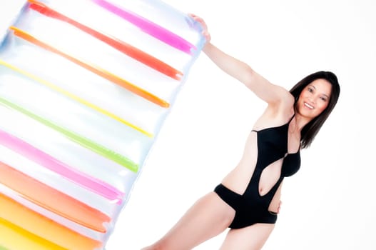 Asian woman in bikini