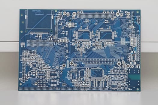 Integrated Circuit against a wall in a facility.
