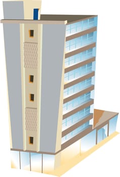 Skyscraper hotel
