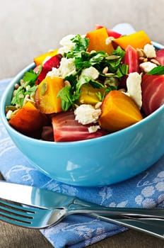 Roasted red and golden beets