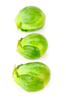 Isolated brussels sprouts