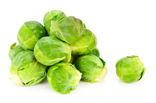 Isolated brussels sprouts