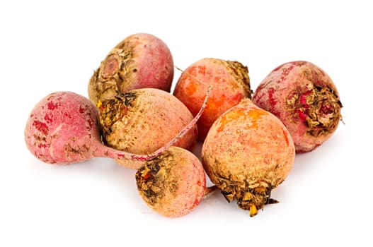 Red and golden beets