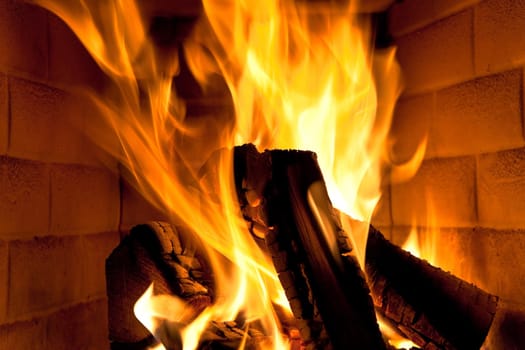 Open fire..........