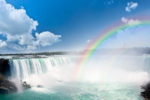 Rainbows at Niagara Falls