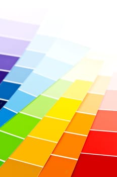 Color card paint samples