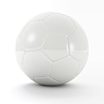 white soccer ball