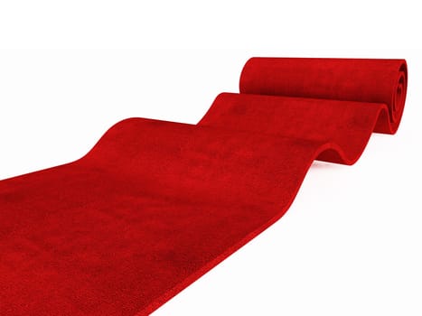 rolling red carpet
