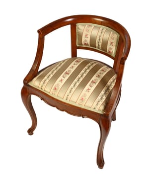 wooden armchair