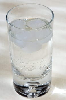 water in a glass