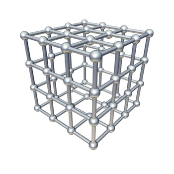 3d cube model