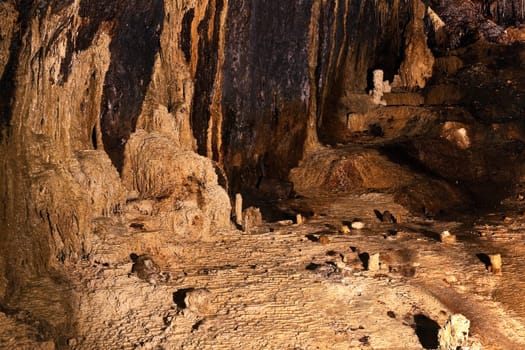 Underground in the Morassina show mine