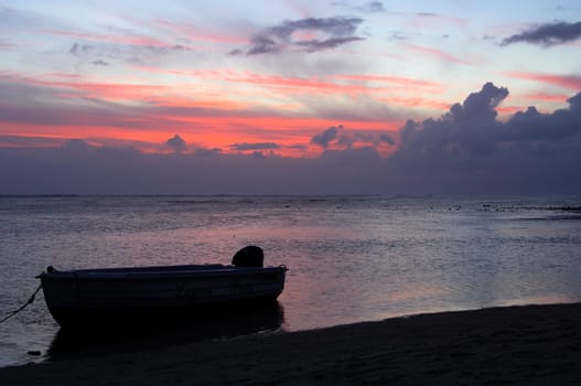 Sunset in Mauritius