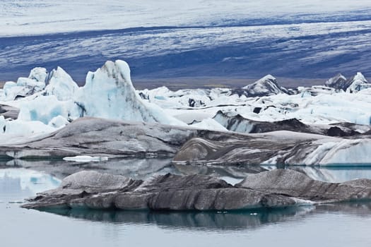 Jokulsarlon Glacial Lagoon, Vatnajokull, Iceland