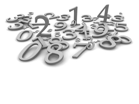 Numbers background